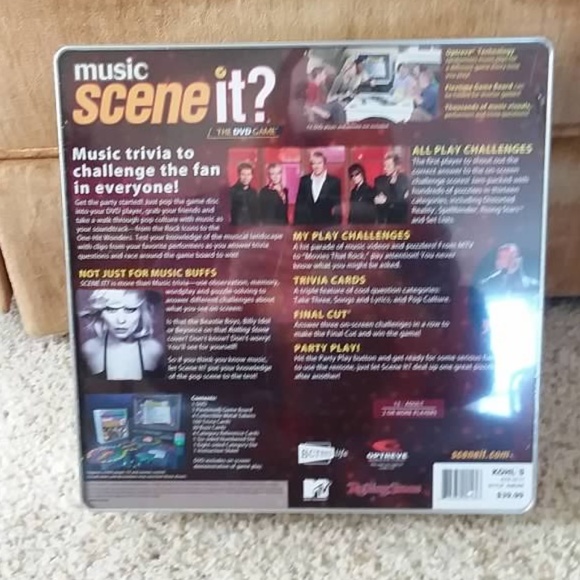 Music Scene It? Trivia DVD Game 2006 - Picture 2 of 4
